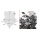 Givi Tracer 900/900 GT Вітрове скло Димчасте 55x46,5 см 2018-2020