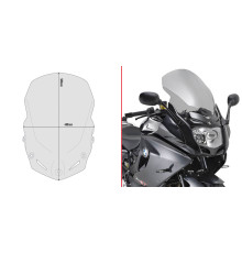 Givi F800GT Вітрове скло Димчасте 58x40 см BMW 2013-2015