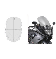 Givi F800GT Вітрове скло Димчасте 58x40 см BMW 2013-2015