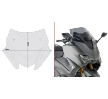 Givi T-Max 560 Вітрове скло димчасте низьке для YAMAHA 2020