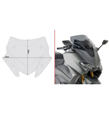 Givi T-Max 560 Вітрове скло димчасте низьке для YAMAHA 2020