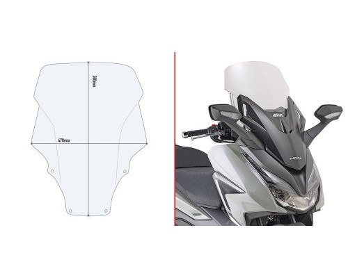 Givi Forza 125/350 Вітрове Скло Прозоре 2021