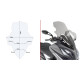 Givi, Kymco Xciting 400i, вітрове скло, прозоре, 85.5h x 66w, 2013-2015