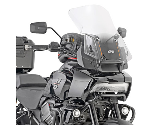 Givi, скло, прозора вітрове скло, 46 x 49,5 см, Harley Davidson Pan America 1250, 2021-2022