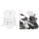 Givi TRK502 Вітрове скло Прозоре 52x38 см 2017-2020