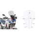 Givi скло, прозора, для HONDA CRF1100L Africa Twin Adventure Sports, 58,5 x 41,5 см, 2020, прозора