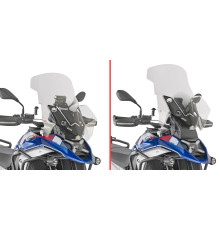 Givi R1300GS Вітрове скло Прозоре 65x54 см Без радара 2024