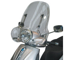 Givi Beverly Tourer Вітрове скло Прозоре 43,5x70 см 125-250-300-400 (08-10)