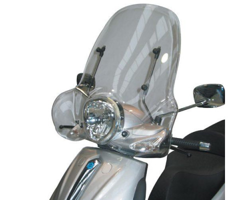 Givi Beverly Tourer Вітрове скло Прозоре 43,5x70 см 125-250-300-400 (08-10)
