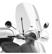 Givi Vespa LX 50-125-150 05-14 GTS 125-300 Super 08-16 Вітрове скло Прозоре 51.5x69.5 см