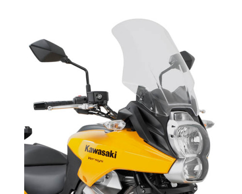 Givi, Versys 650, вітрове скло, прозоре, 48x37 см, Kawasaki, 2010-2014