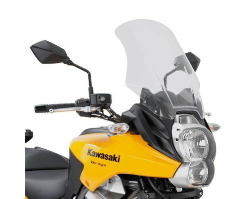 Givi, Versys 650, вітрове скло, прозоре, 48x37 см, Kawasaki, 2010-2014