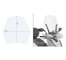 Givi SH 125i-150i Вітрове скло Прозоре 51x49 см 2017