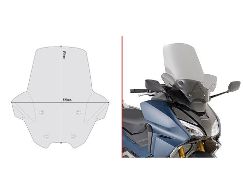 Givi Forza 750 Вітрове скло Прозоре 54,5x57 см HONDA 2021
