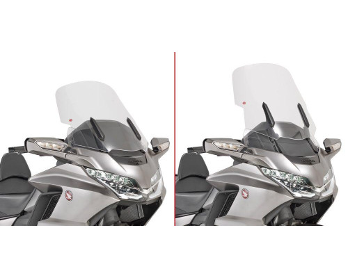 Givi скло прозора для мотоцикла HONDA GL 1800 Gold Wing 2018-2019, 59x55 см, прозорий