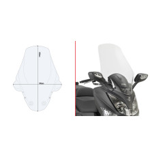 Givi Joymax 300i Вітрове скло Прозоре 82x59 см 2012-2016