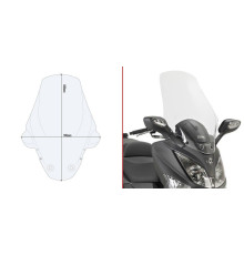 Givi Joymax 300i Вітрове скло Прозоре 82x59 см 2012-2016
