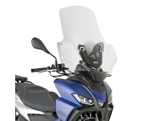 Givi скло прозора для мотоцикла Aprilia SR GT 125-200 2022-2023 74x61 см прозора