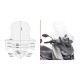 Givi X-Max 125/300 Вітрове скло Прозоре 73,5x64 см 2017-2018