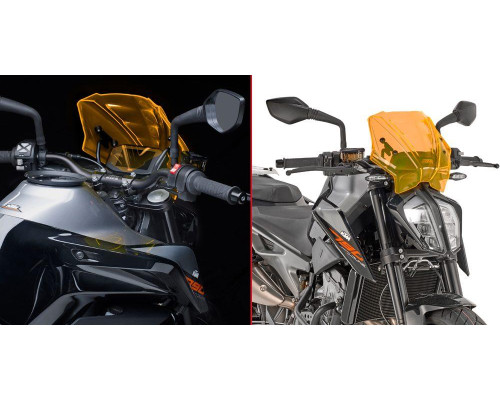 Givi скло вітрове скло оранжеве 25x31 см KTM Duke 790 2018-2019