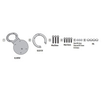 Kappa 2025/01 кріплення Tanklock для Royal Enfield Himalayan 450 '24-, чорний