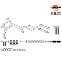 Kappa KS250 кріплення для ящика інструментів до стійки KLR1144 чорний