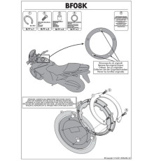 Kappa Tanklock кріплення для Ducati чорний