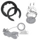 Kappa Tanklock Кріплення для Ducati Multistrada 1200 10-11, BMW K 1200R, 1200RS, R1250GS Чорний