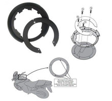 Kappa Tanklock Кріплення для Ducati Multistrada 1200 10-11, BMW K 1200R, 1200RS, R1250GS Чорний