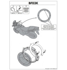 Kappa Tanklock кріплення для HONDA чорний
