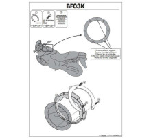 Kappa Tanklock кріплення для HONDA чорний
