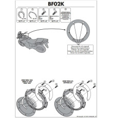 Kappa Tanklock Кріплення для Triumph Sprint 1050ST/GT, Tiger 1050 (06), Чорний