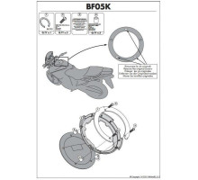 Kappa Tanklock Кріплення для Баків YAMAHA/MV/Cagiva Чорний