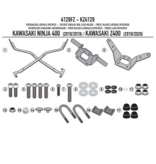 Kappa, Стелаж для центрального кофра, Kawasaki Ninja Z 400, без плити, 2019-2020, чорний