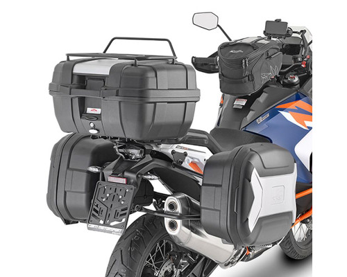Kappa, Стелаж Бічні футляри Monokey, для KTM 1290 Super Adventure R, підходить для Kufry Retro-Fit K-Venture Alu та K'Mission Alu, Чорний