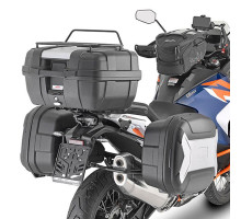 Kappa, Стелаж Бічні футляри Monokey, для KTM 1290 Super Adventure R, підходить для Kufry Retro-Fit K-Venture Alu та K'Mission Alu, Чорний
