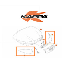Kappa K56NT Світловідбивач для кофра Білий