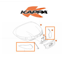 Kappa K56NT Світловідбивач для кофра Білий
