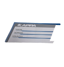 Kappa K53N Адресна Табличка для Кофра Чорний