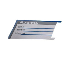 Kappa K53N Адресна Табличка для Кофра Чорний