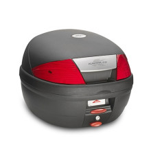 Kappa K26N центральний кофр Monolock 26л з монтажною пластиною чорний