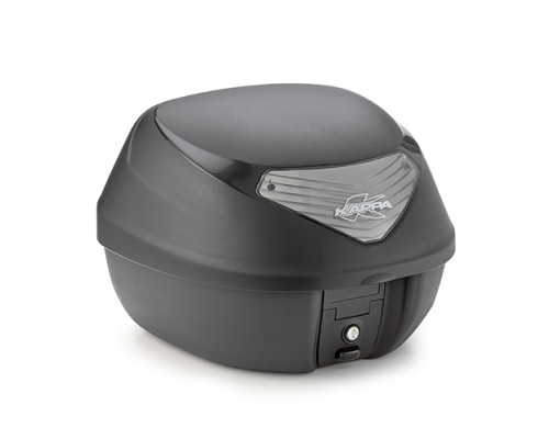 Kappa K29NT центральний кофр Monolock 29л білі відбивачі