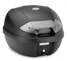 Kappa K30NT центральний кофр Monolock 30л з білими відбивачами чорний