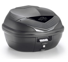 Kappa K355NT2 Кофр центральний Monolock 35л з білими відбивачами чорний