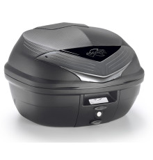 Kappa K355NT2 Кофр центральний Monolock 35л з білими відбивачами чорний