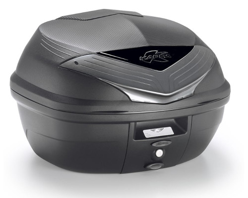 Kappa K355NT2 Кофр центральний Monolock 35л з білими відбивачами чорний