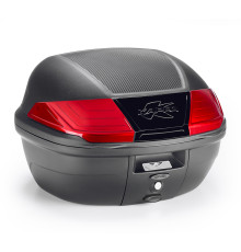Kappa K400N центральний кофр Monolock 40л з пластиною чорний
