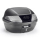 Kappa K400NT центральний кофр Monolock 40л з білими відбивачами (включає пластину) чорний