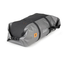 Kappa K' Rugged сумка-валик для сидіння 45л 100 PROCENT водонепроникна 61x34x23см чорний-срібний
