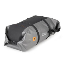 Kappa K' Rugged сумка-валик для сидіння 45л 100 PROCENT водонепроникна 61x34x23см чорний-срібний